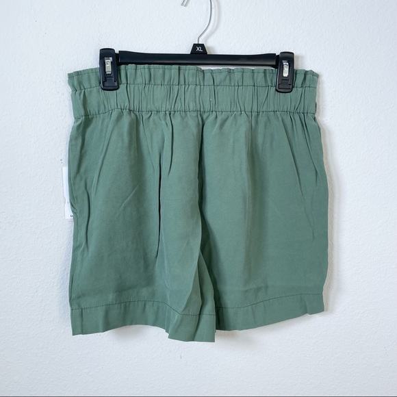 Mauby Paperbag Waist Green Shorts Sz Medium - Picture 2 of 11